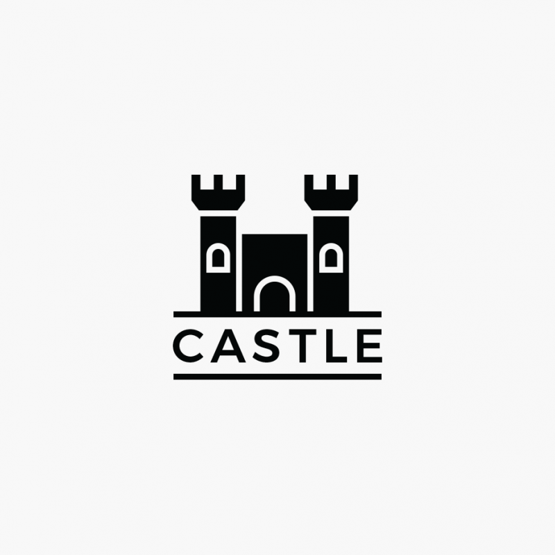Medieval Castle Building Free Logo Template - Pixfiniti